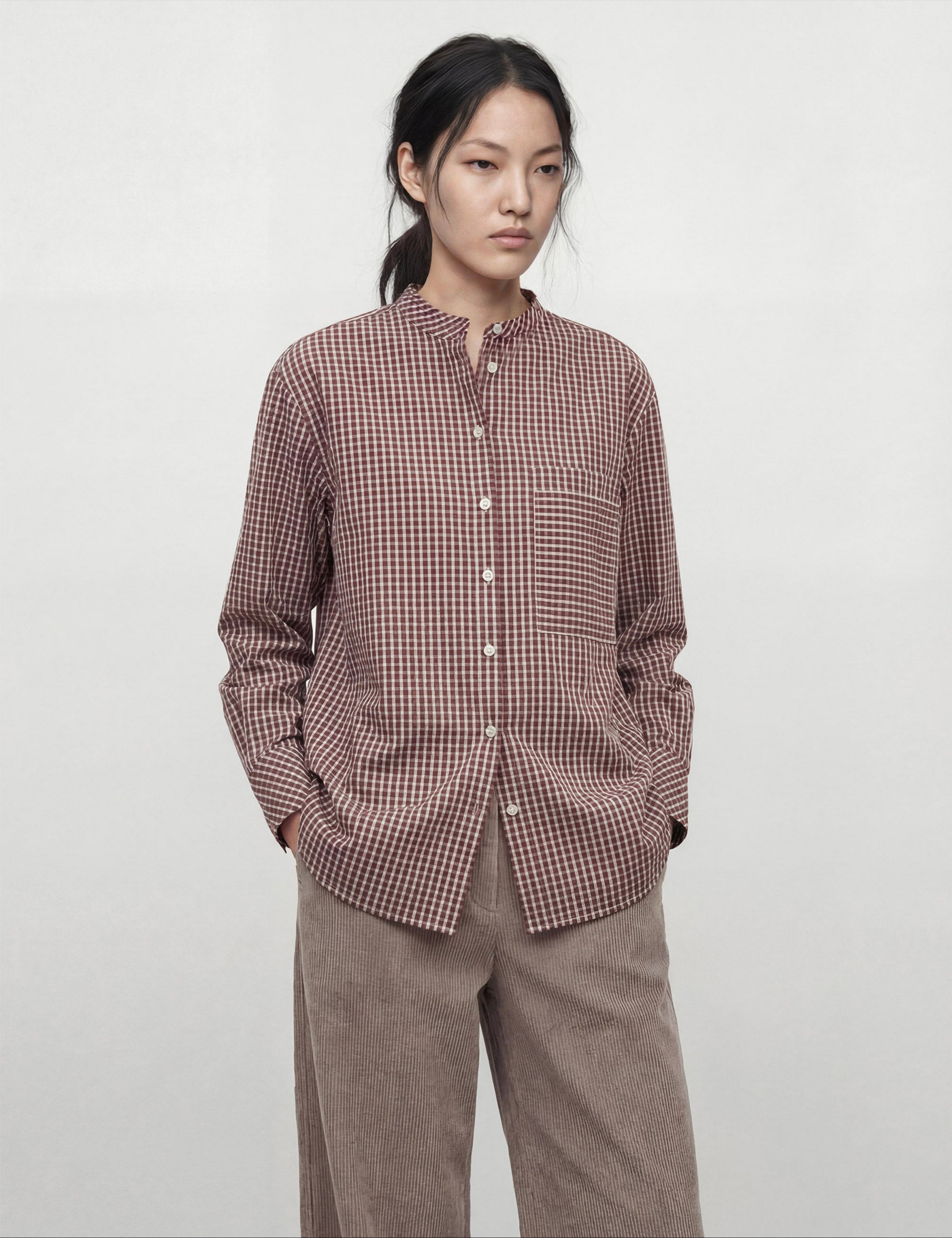 Dana shirt Brown check