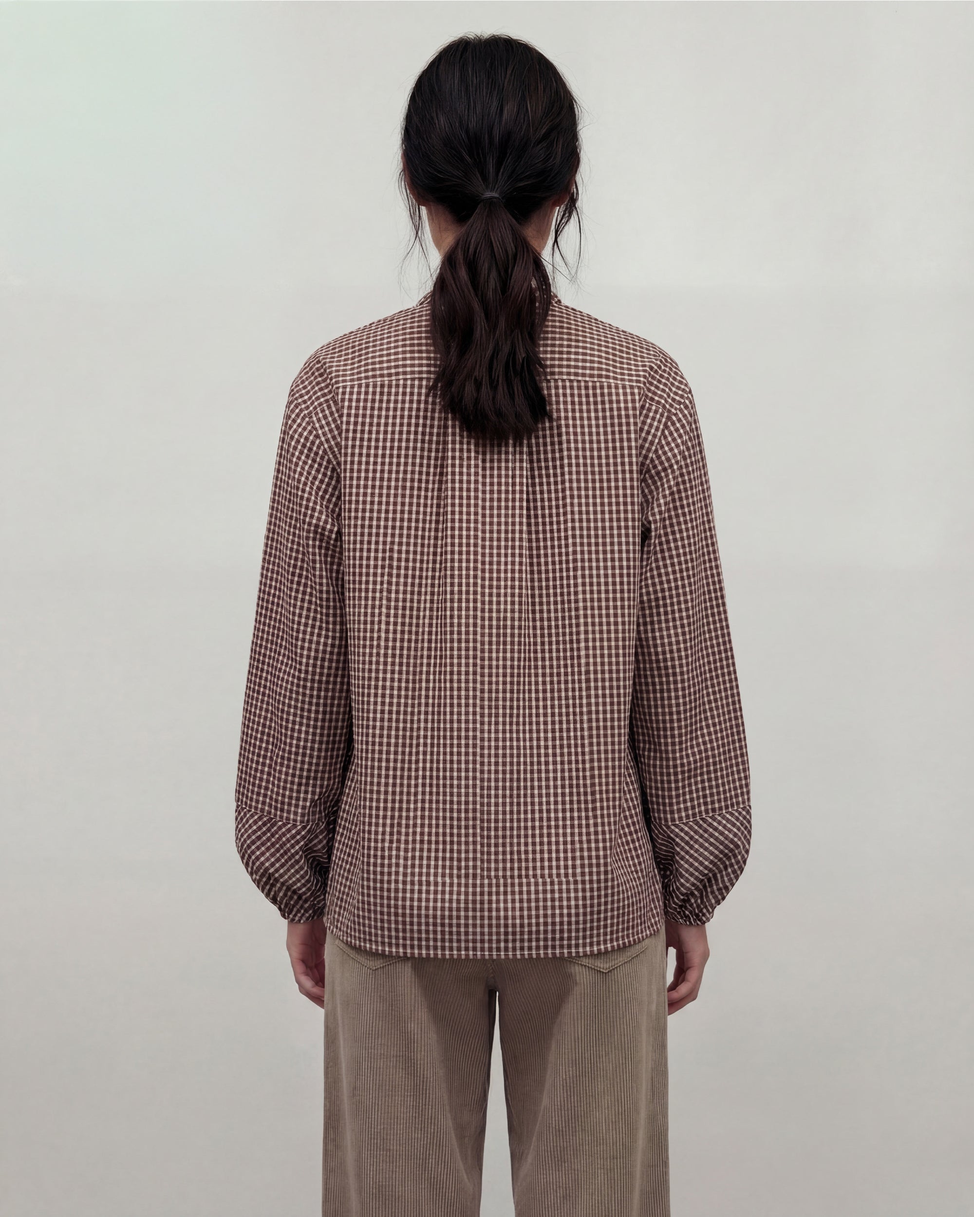 Dana shirt Brown check