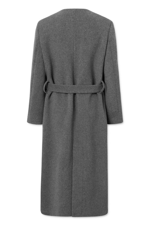 Naja Lauf AMILIA COAT OUTERWEAR GREY MELANGE