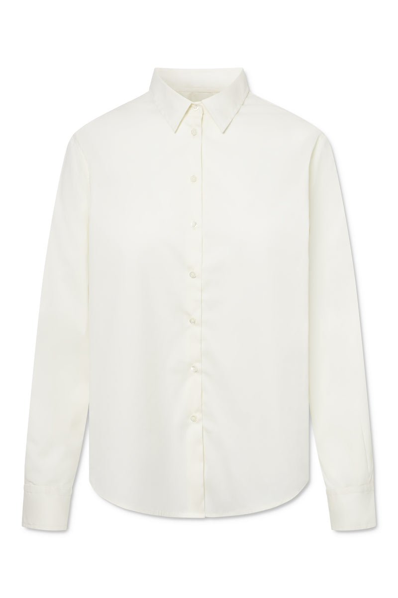 Naja Lauf BEATE SHIRT FANCY POPLIN SHIRTS BUTTER