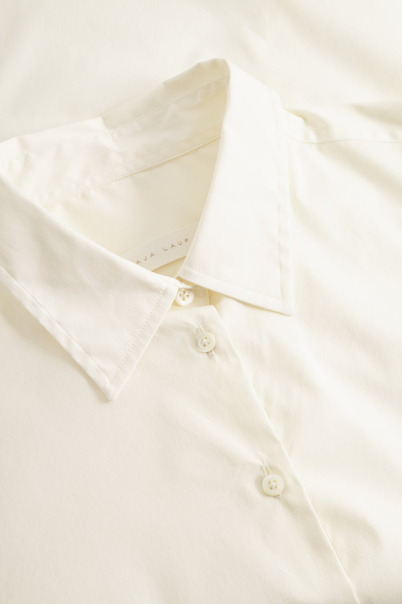 Naja Lauf BEATE SHIRT FANCY POPLIN SHIRTS BUTTER