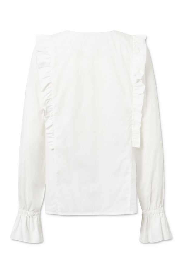 Naja Lauf BELINDA BLOUSE PAPER TOUCH BLOUSES EGG