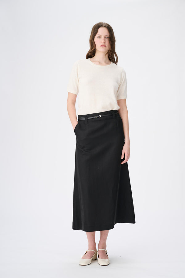 Naja Lauf CARIN SKIRT FEMALE LUX SKIRTS BLACK