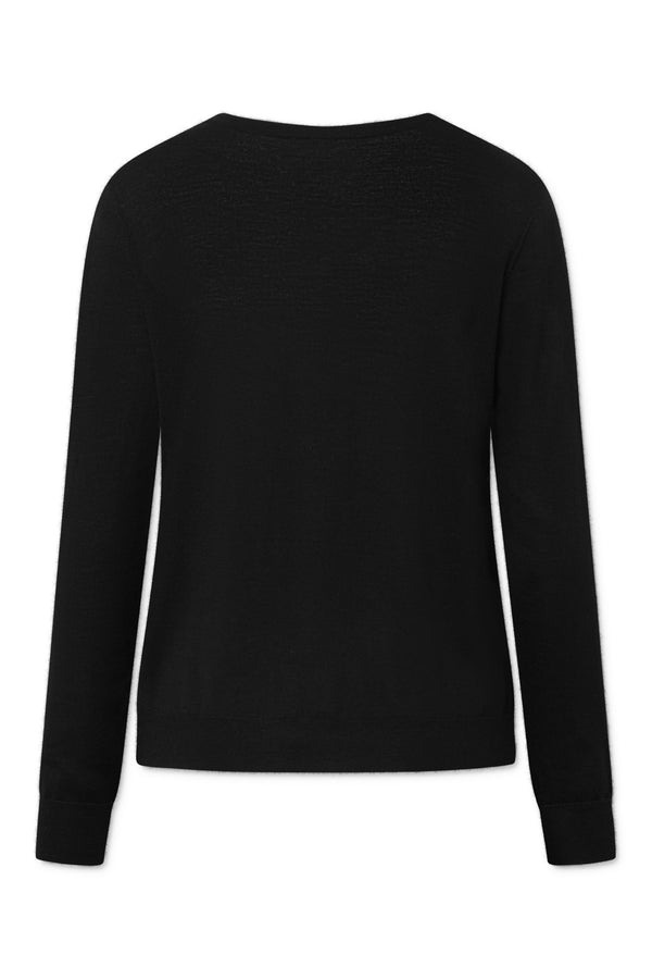 Naja Lauf CLAIRE SWEATER FINE MERINO KNITWEAR BLACK