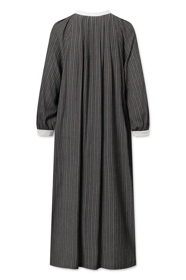 Naja Lauf DANIELLA DRESS MOUNTAIN STRIPE DRESSES DARK GREY