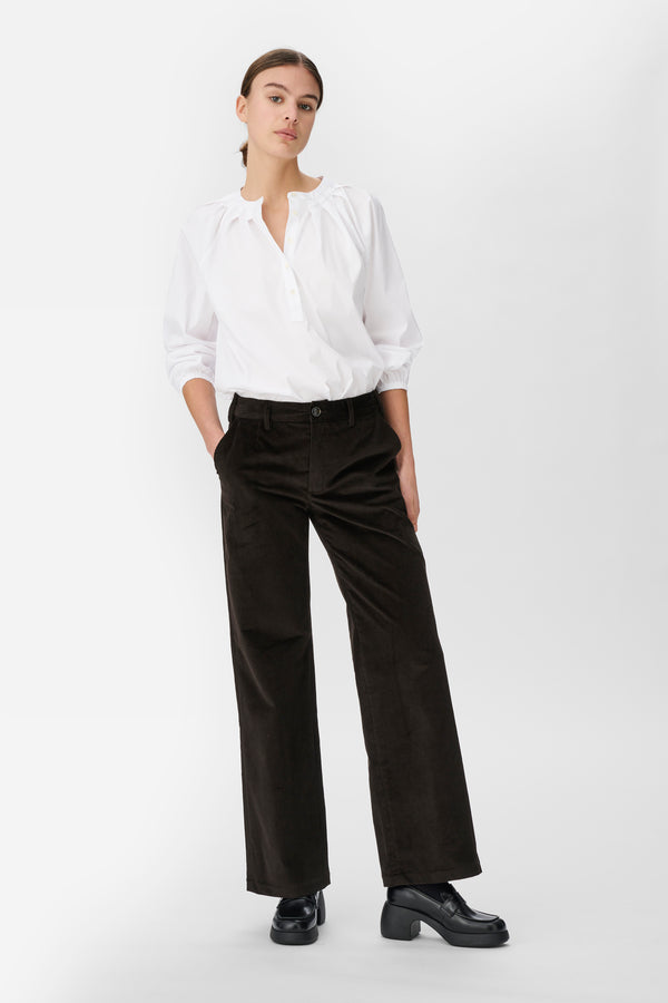 Naja Lauf DARIA PANTS CORDUROY PANTS COFFEE