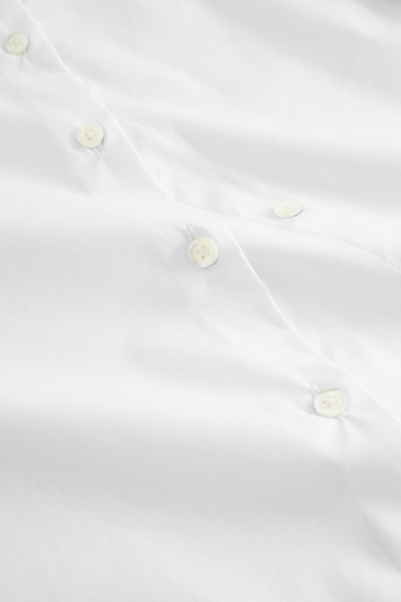 Naja Lauf ELLIS SHIRT FANCY POPLIN SHIRTS WHITE