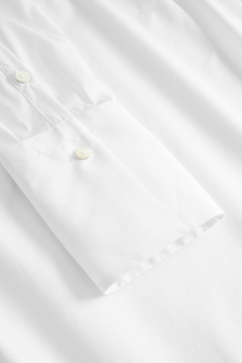 Naja Lauf ELLIS SHIRT FANCY POPLIN SHIRTS WHITE