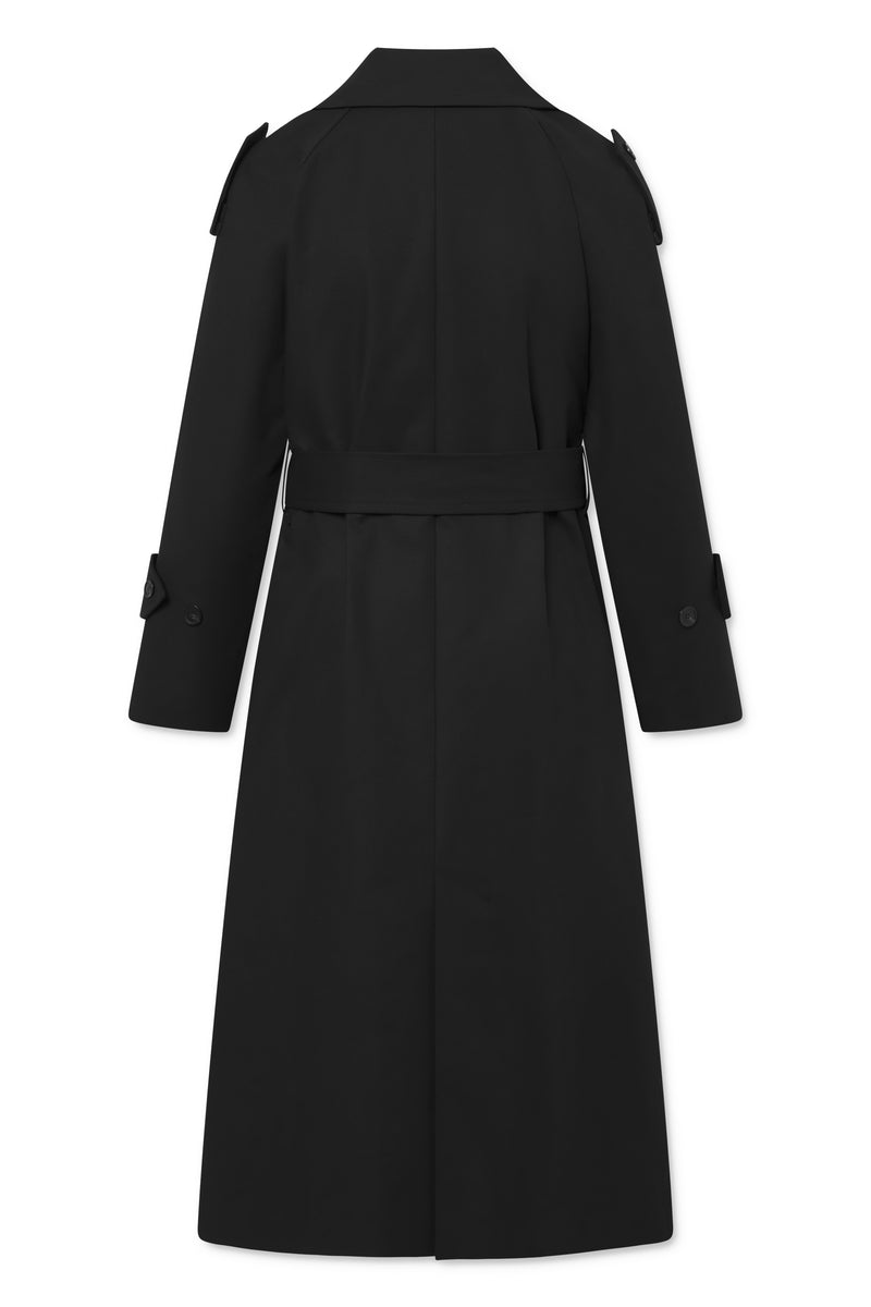 Naja Lauf FRANK COAT DENSE COTTON OUTERWEAR BLACK