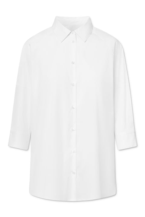 Naja Lauf GABIE SHIRT FANCY POPLIN SHIRTS WHITE