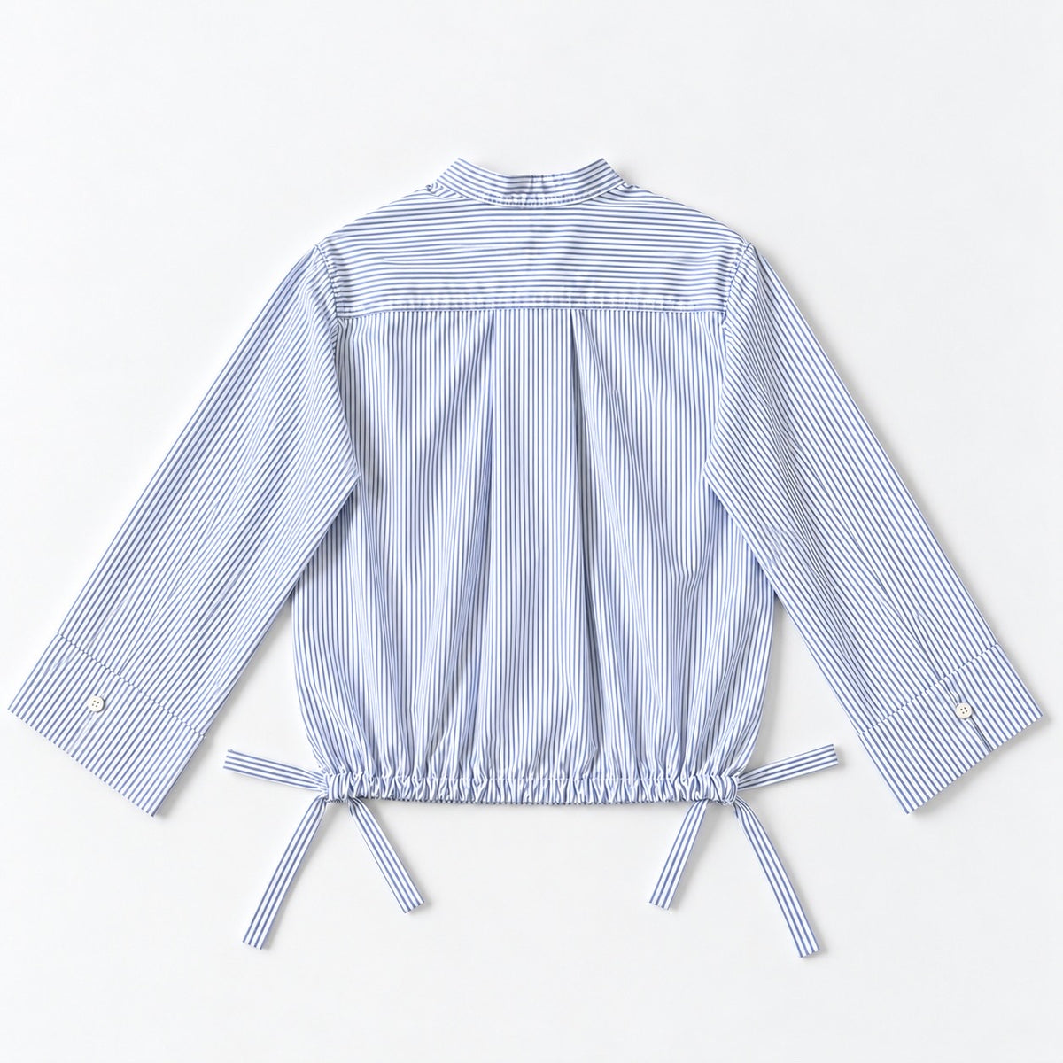 Estelle in Striped poplin