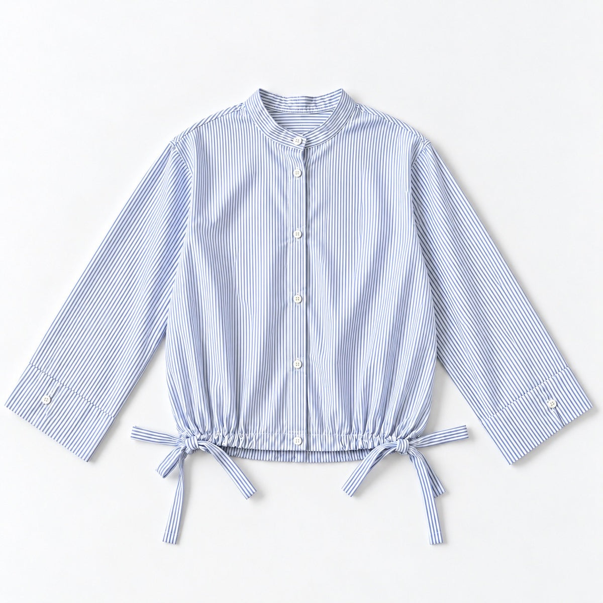 Estelle in Striped poplin