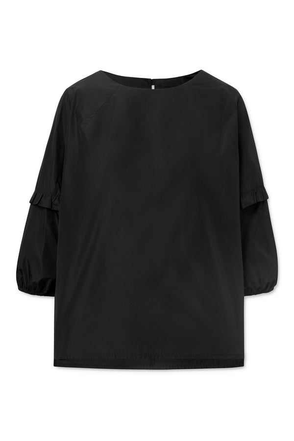 Naja Lauf JUNE BLOUSE BLOUSES BLACK