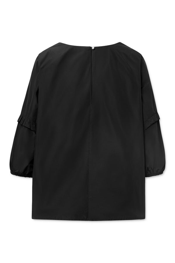 Naja Lauf JUNE BLOUSE BLOUSES BLACK