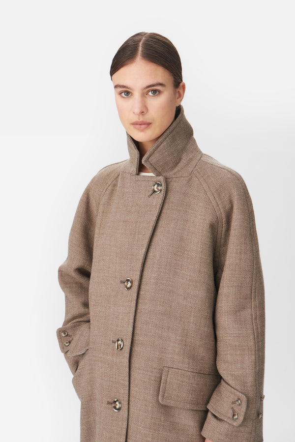 Naja Lauf KIARA COAT NATIVE WOOL COATS CARAMEL