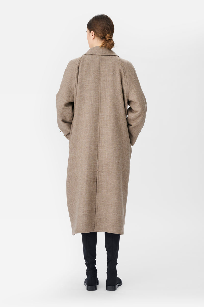 Naja Lauf KIARA COAT NATIVE WOOL COATS CARAMEL