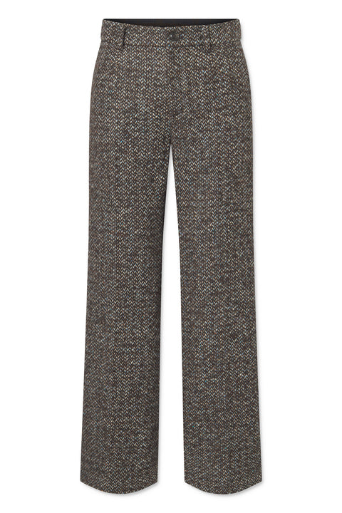 Naja Lauf KIRBIE PANTS CONFETTI WOOL PANTS BROWN