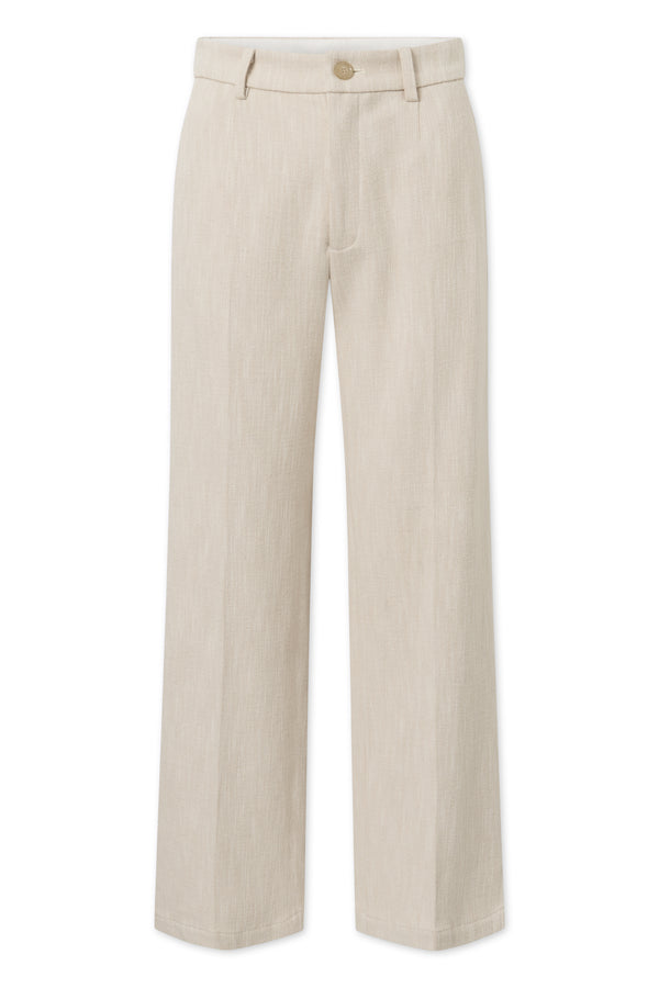 Naja Lauf KIRBIE PANTS ROUGH 2-TONE PANTS BEIGE