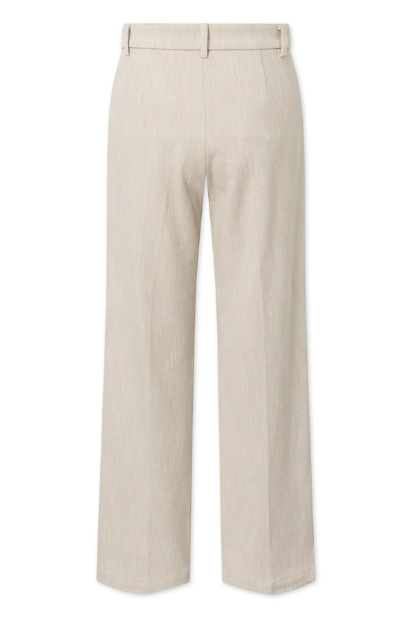 Naja Lauf KIRBIE PANTS ROUGH 2-TONE PANTS BEIGE