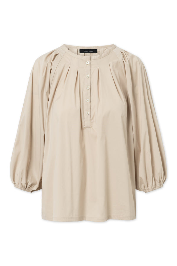 Naja Lauf LOTTA BLOUSE FANCY POPLIN SHIRTS BEIGE