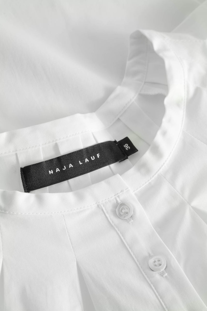 Naja Lauf LOTTA SHIRT * POPLIN STRETCH SHIRTS WHITE