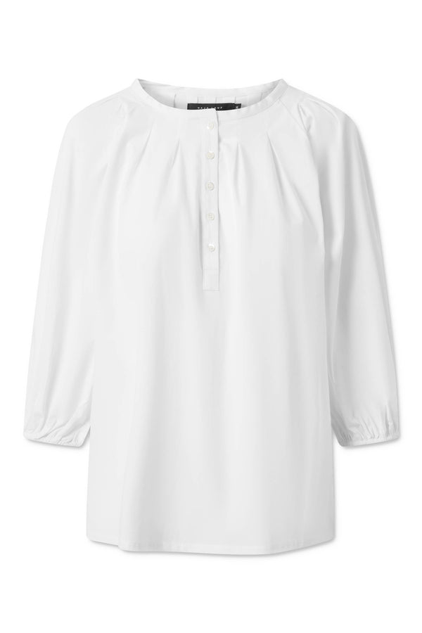 Naja Lauf LOTTA SHIRT * POPLIN STRETCH SHIRTS WHITE