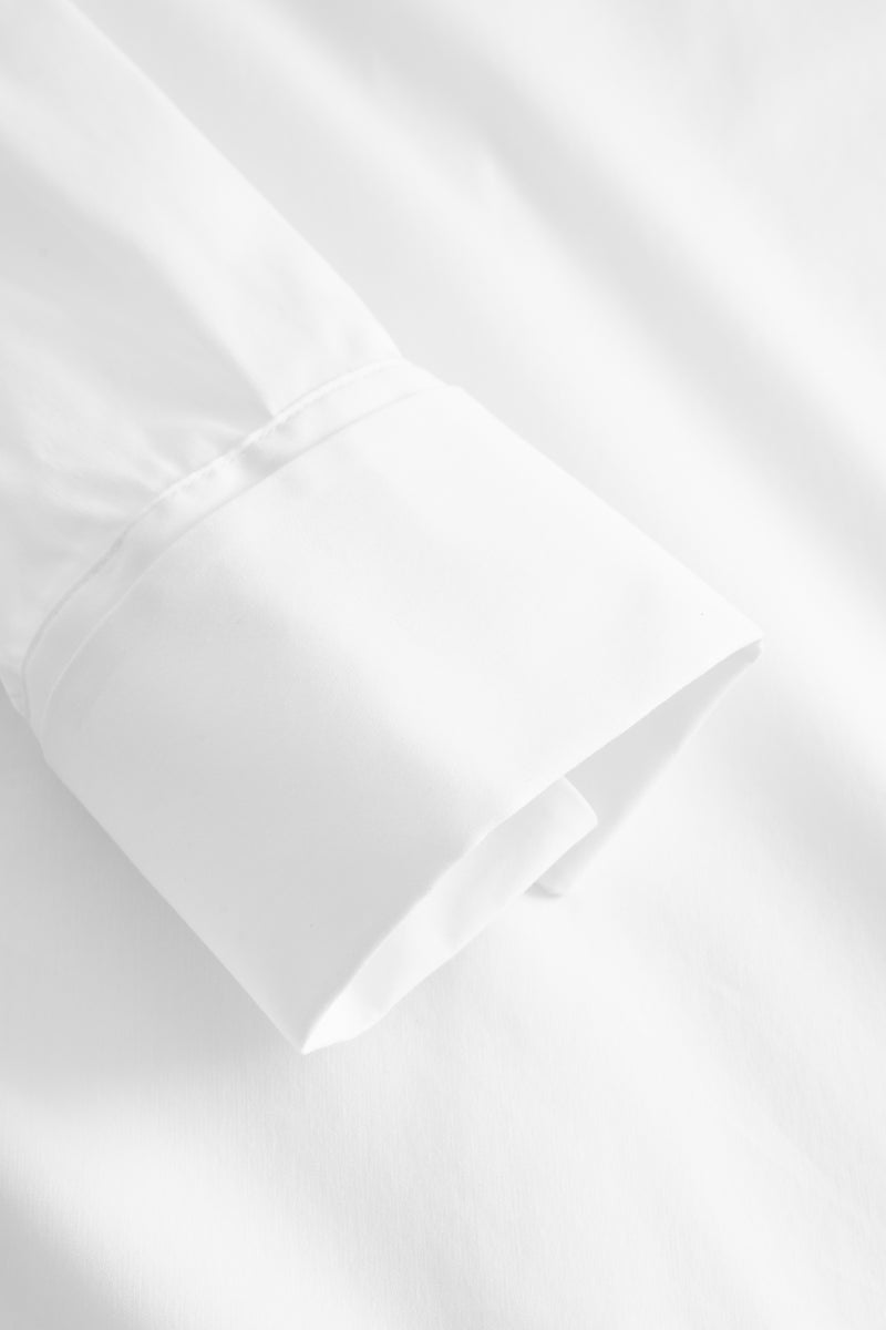 Naja Lauf LULA SHIRT FANCY POPLIN SHIRTS WHITE