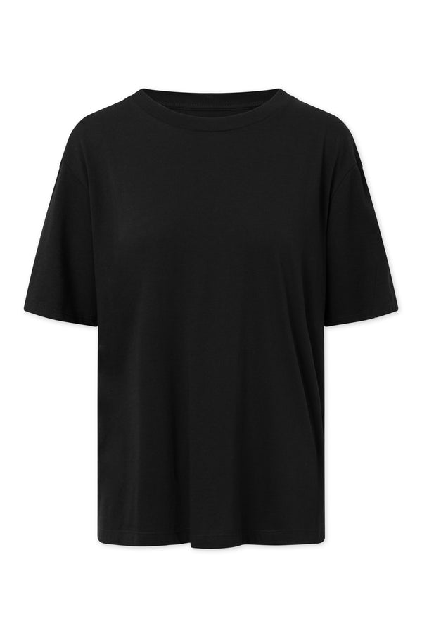 Naja Lauf MARS T-SHIRT BAMBOO COTTON T-SHIRTS BLACK