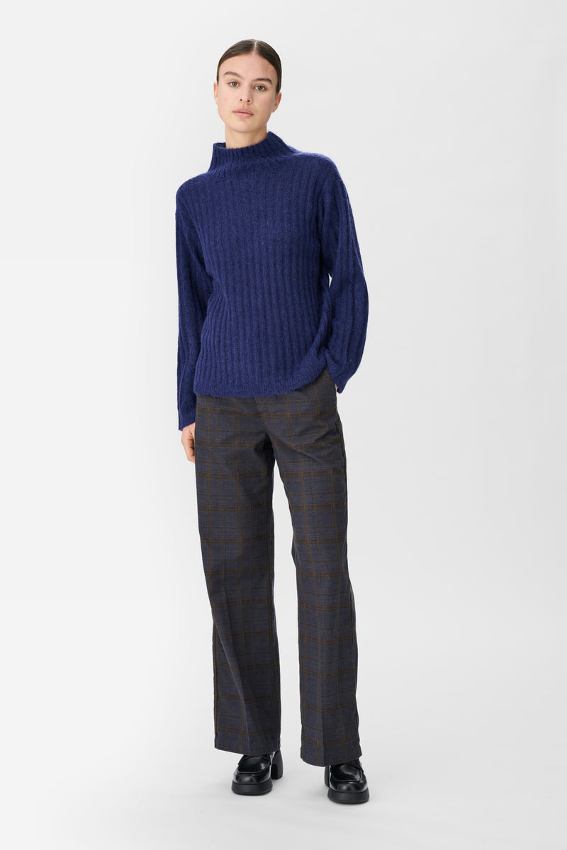 Naja Lauf MELI SWEATER MOHAIR KNITWEAR NAVY