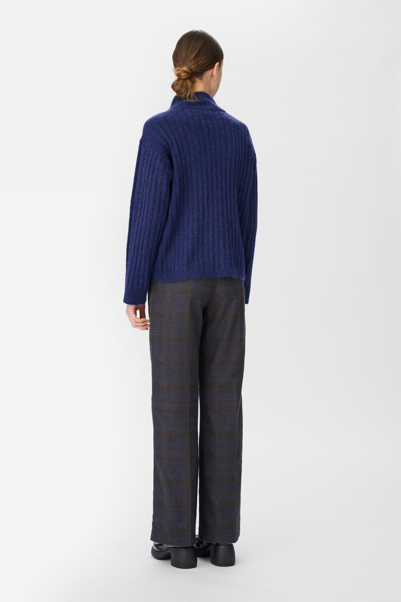 Naja Lauf MELI SWEATER MOHAIR KNITWEAR NAVY