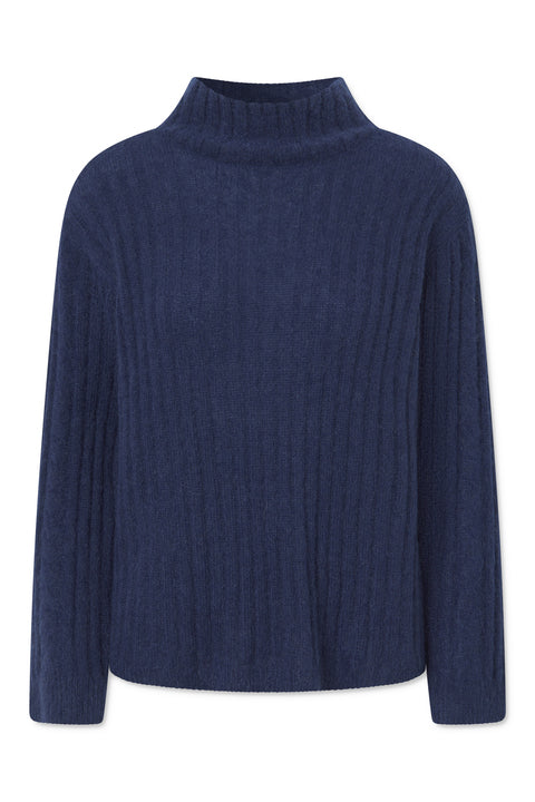 Naja Lauf MELI SWEATER MOHAIR KNITWEAR NAVY