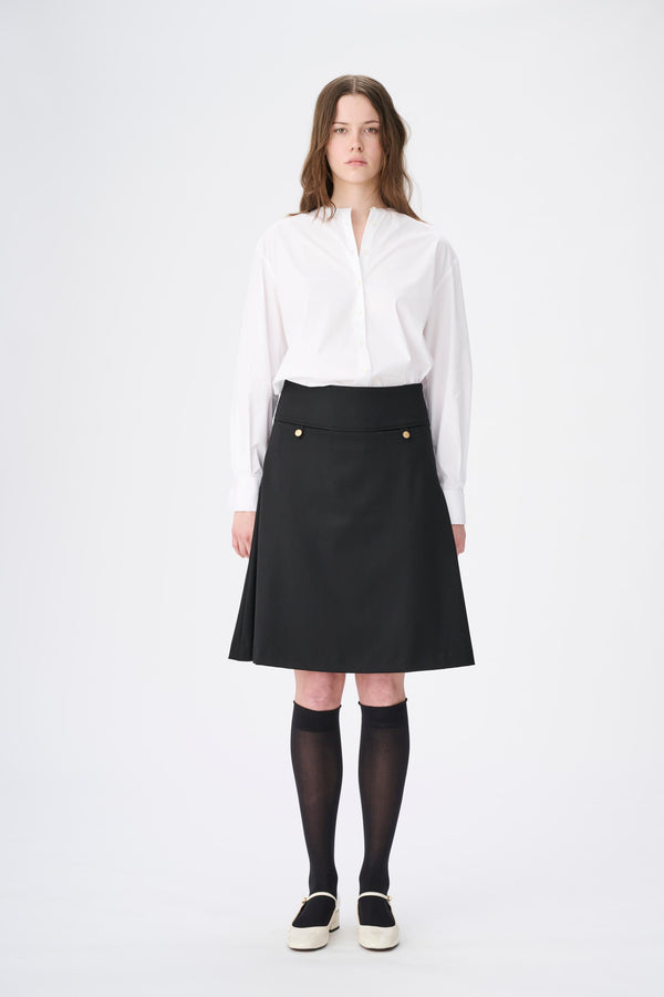 Naja Lauf MELODY SKIRT EXTRA SUITING SKIRTS BLACK