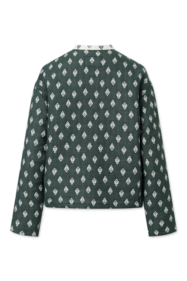 Naja Lauf MILEY JACKET DOUBLE EMBROIDERY OUTERWEAR DARK GREEN