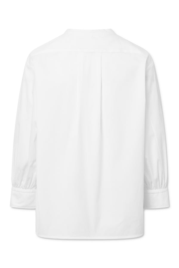 Naja Lauf MILLE SHIRT FANCY POPLIN SHIRTS WHITE