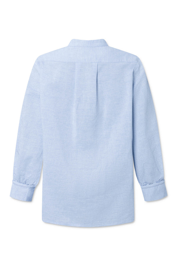 Naja Lauf MILLE SHIRT LINEN CHAMBRAY SHIRTS LIGHT BLUE