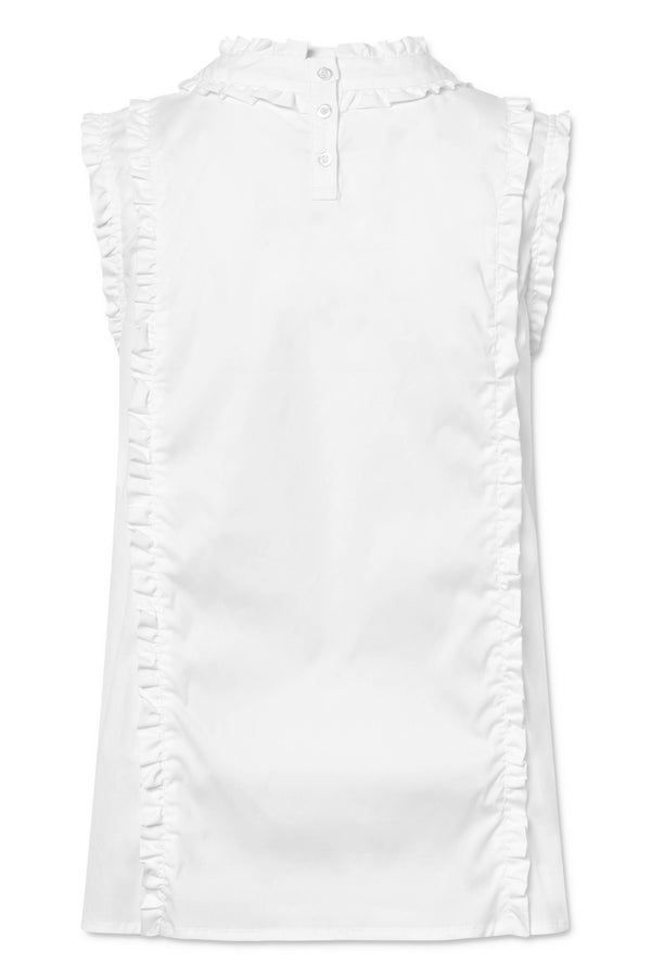 Naja Lauf MONICA BLOUSE FANCY POPLIN BLOUSES WHITE