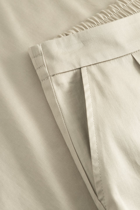 Naja Lauf NADINE PANTS SATEEN POPLIN PANTS BEIGE