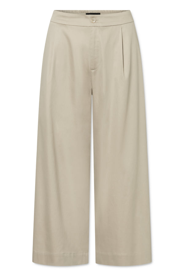 Naja Lauf NADINE PANTS SATEEN POPLIN  BEIGE