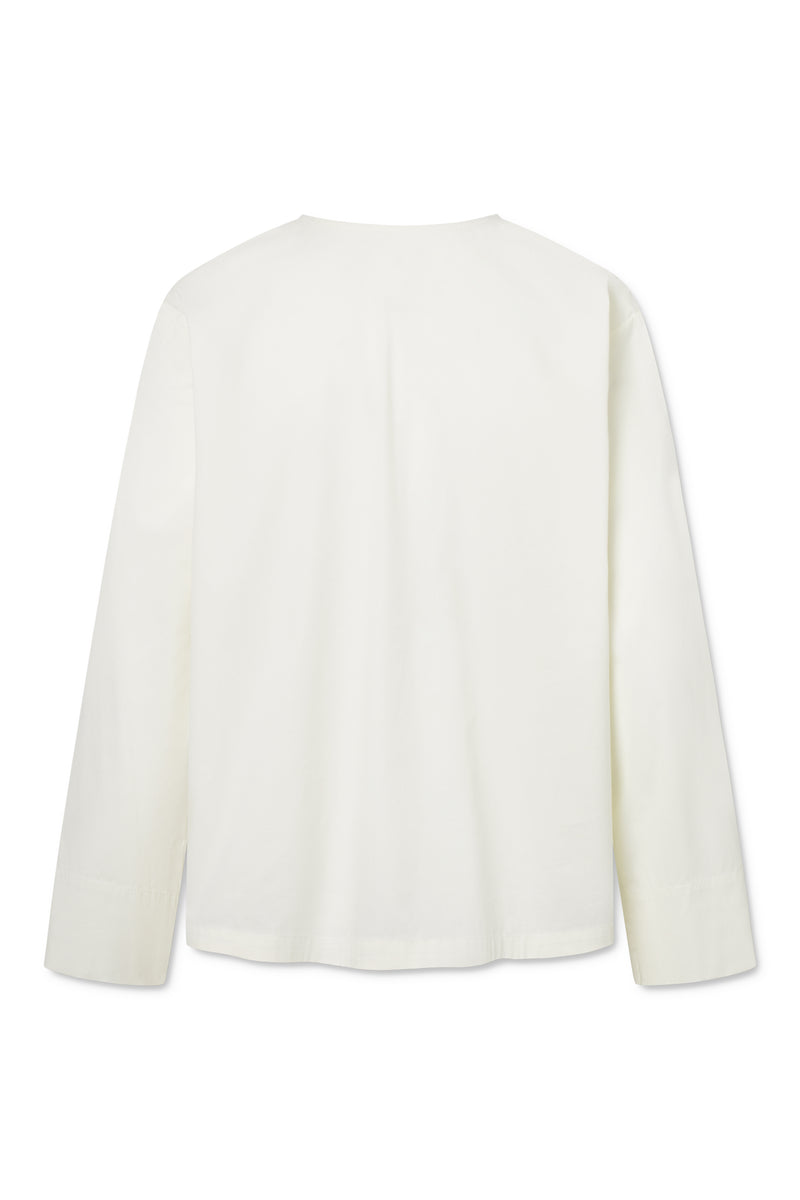 Naja Lauf NATALIA BLOUSE FANCY POPLIN BLOUSES BUTTER