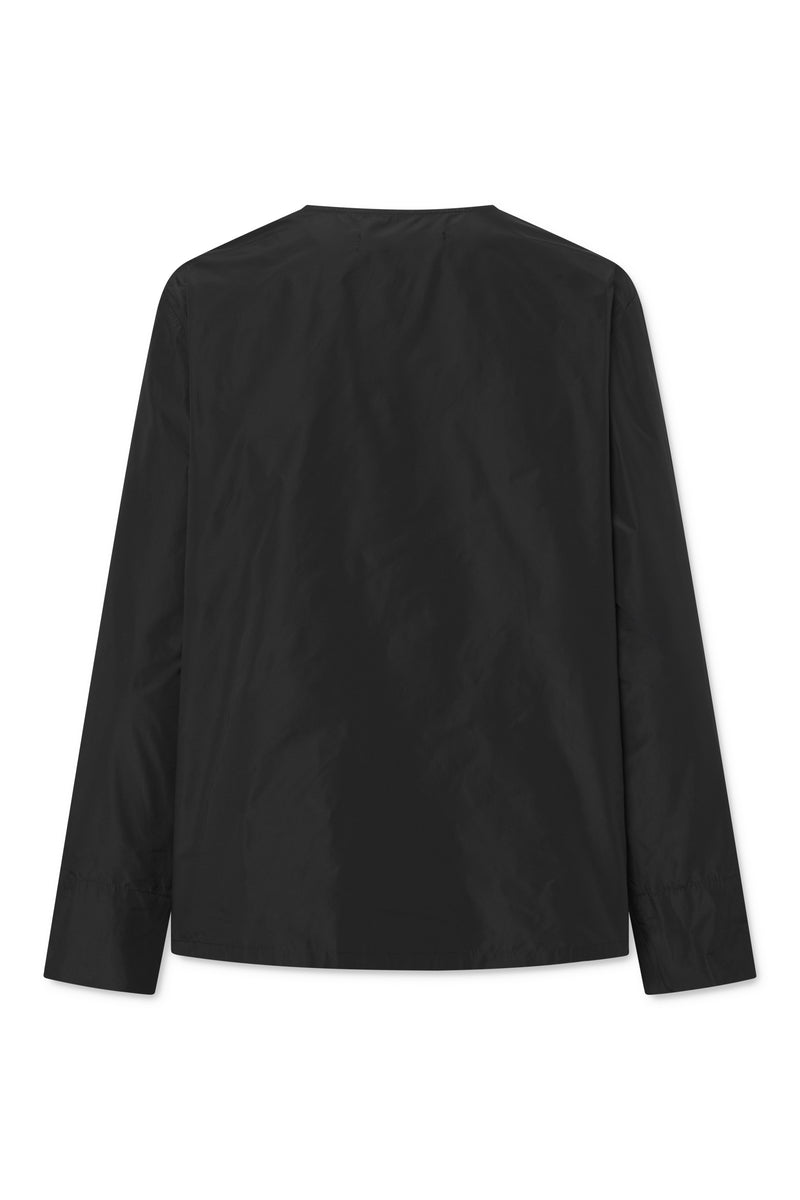 Naja Lauf NATALIA BLOUSE TAFFETA BLOUSES BLACK