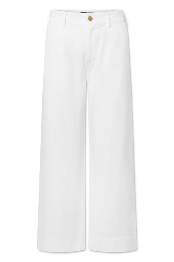 Naja Lauf OTILIA PANTS SUMMER COTTON PANTS WHITE