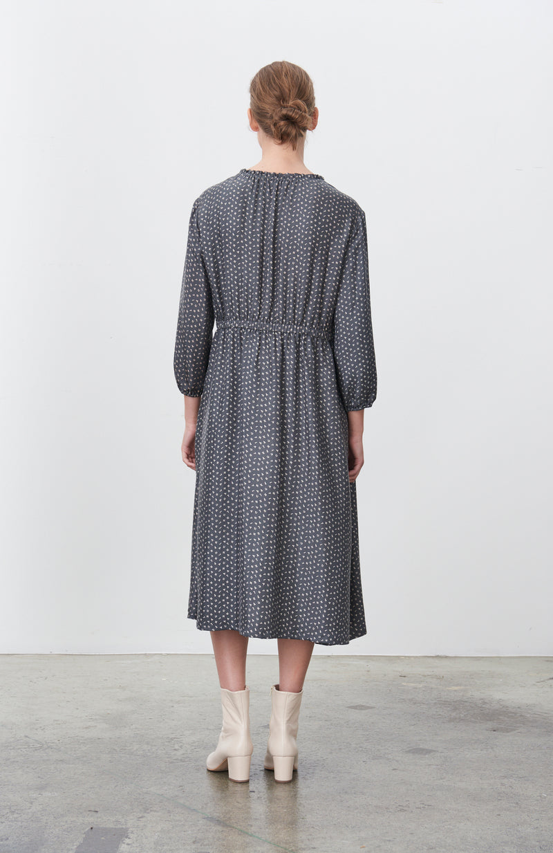 Naja Lauf PALMA DRESS * STEEL GREY DRESSES STEEL GREY