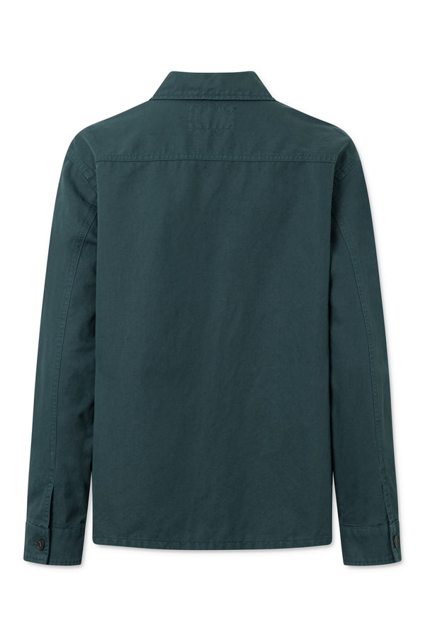 Naja Lauf PASCALE JACKET COTTON LINEN OUTERWEAR DARK GREEN