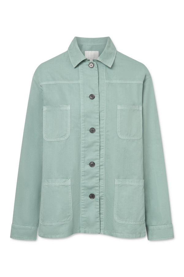 Naja Lauf PASCALE JACKET COTTON LINEN OUTERWEAR MINT