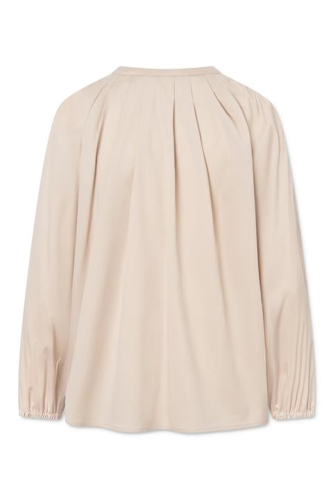 Naja Lauf PATRICIA BLOUSE FANCY POPLIN SHIRTS BEIGE