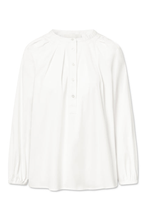 Naja Lauf PATRICIA BLOUSE FANCY POPLIN SHIRTS WHITE