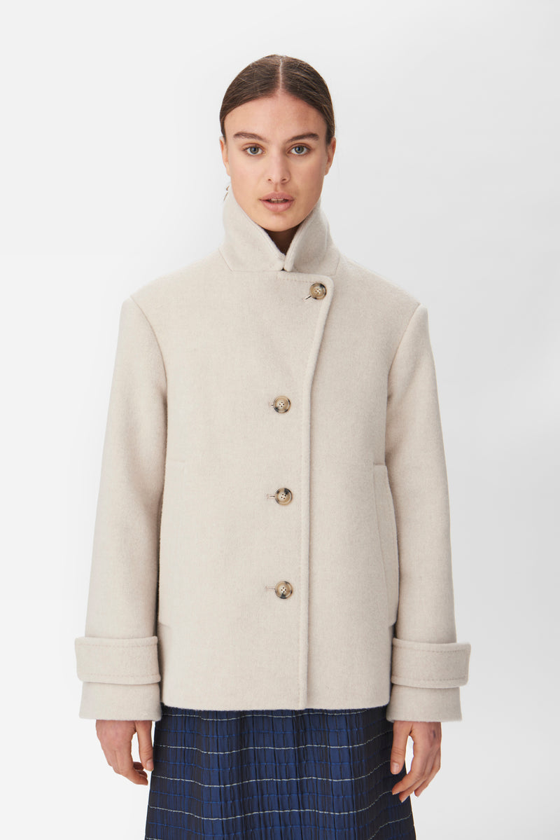 Naja Lauf RAKEL JACKET LUX WOOL OUTERWEAR MARBLE