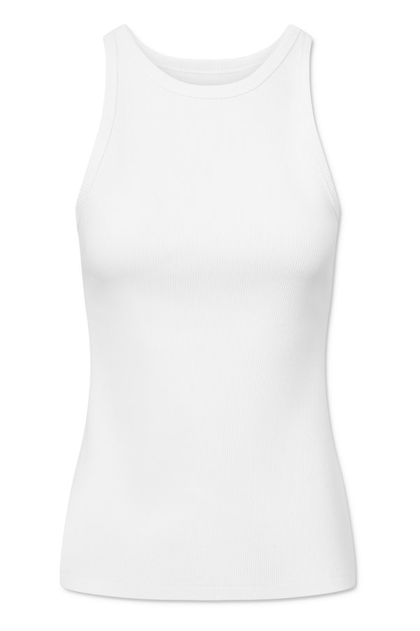 Naja Lauf SATELITE TANKTOP COTTON RIB T-SHIRTS WHITE