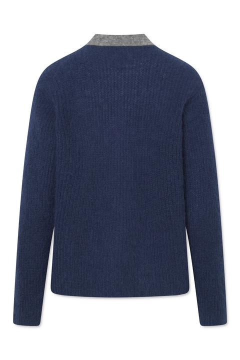 Naja Lauf SIBILLE CARDIGAN MOHAIR KNITWEAR NAVY