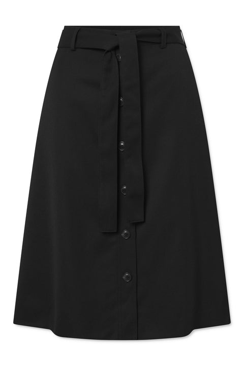 Naja Lauf TANJA SKIRT EXTRA SUITING SKIRTS BLACK